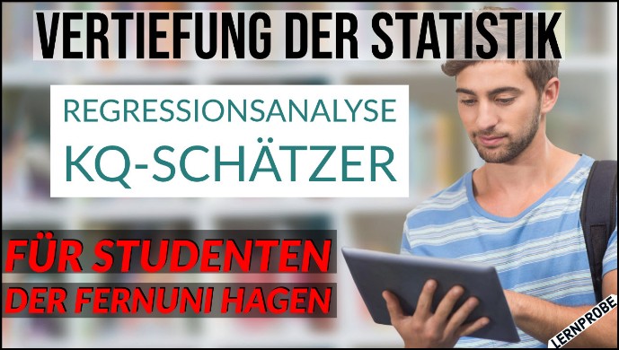 Zum Probe-Video Regressionsanalyse KQ-Schätzer