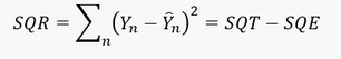 Formel zur Berechnung der Reststreuung (SQR)