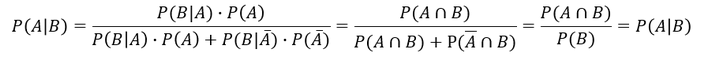Formel Theorem von Bayes Allgemeine Formel des Theorems von Bayes