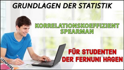 Zum Probe-Video Korrelationskoeffizient nach Spearman