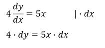Lösung Differentialgleichung (Schritt 3) Dritter Schritt zur Lösung einer Differentialgleichung