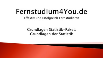 Nachhilfekurs für den Kurs "Grundlagen der Statistik"