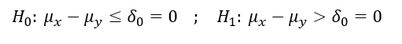 Nullhypothese T-Differenztest Formulierung der Nullhypothese und Alternativhyptohese für den T-Differenztest
