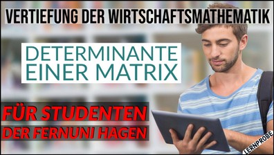 Zum Probe-Video Determinante einer Matrix