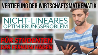 Zum Probe-Video Nicht-lineares Optimierungsproblem